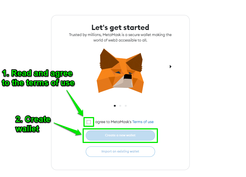 How to Create a Web3 Wallet — Complete the MetaMask settup process