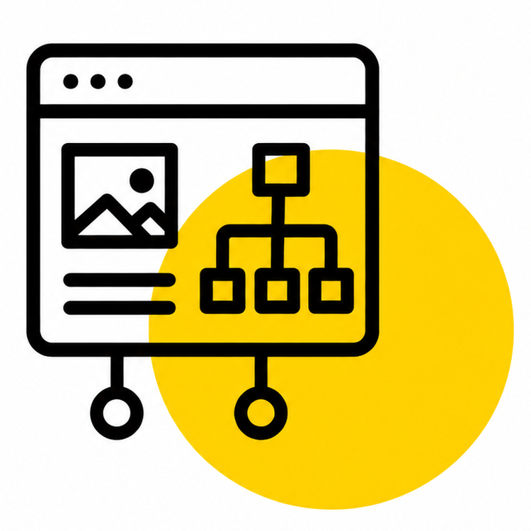 content strategy icon (original graphic element)